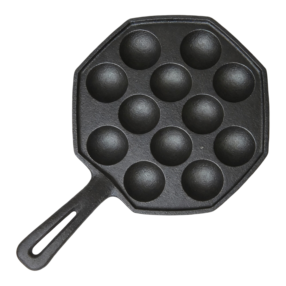 Takoyaki Pan Cast - Cast Iron Takoyaki Maker 12 Pits