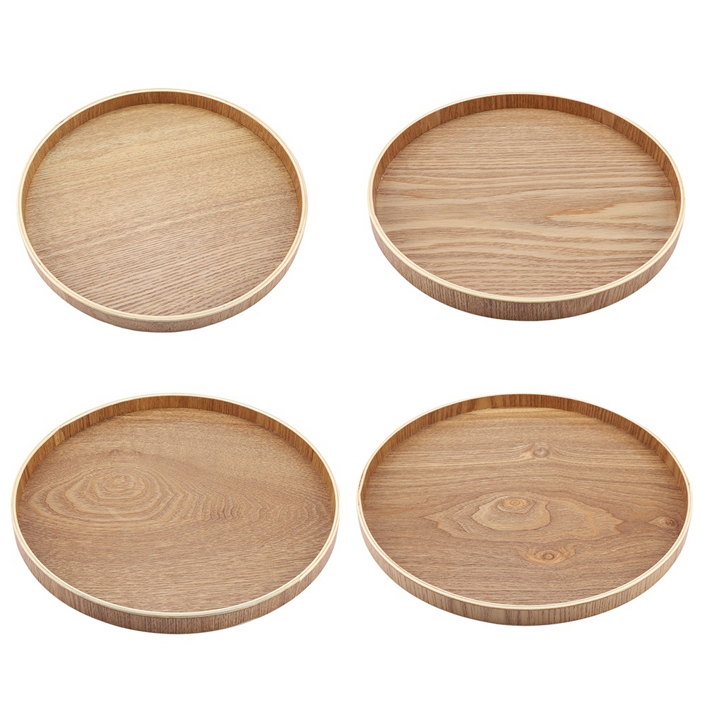 Home Cooking Recipes - Wooden Serving Tray Tea Plate Fruits