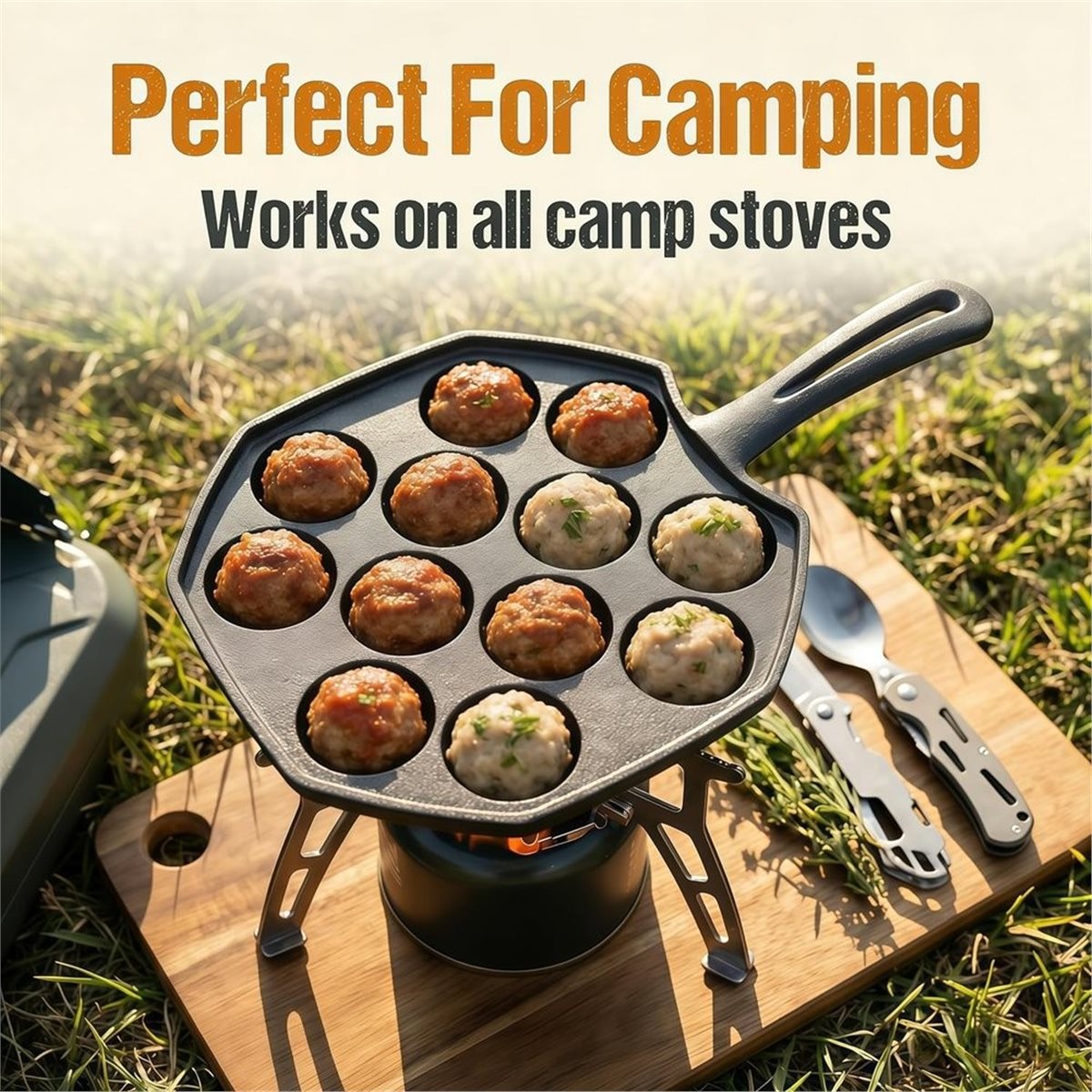 Cast Iron Takoyaki Pan 12 Hole - Takoyaki Pan Cast review and price