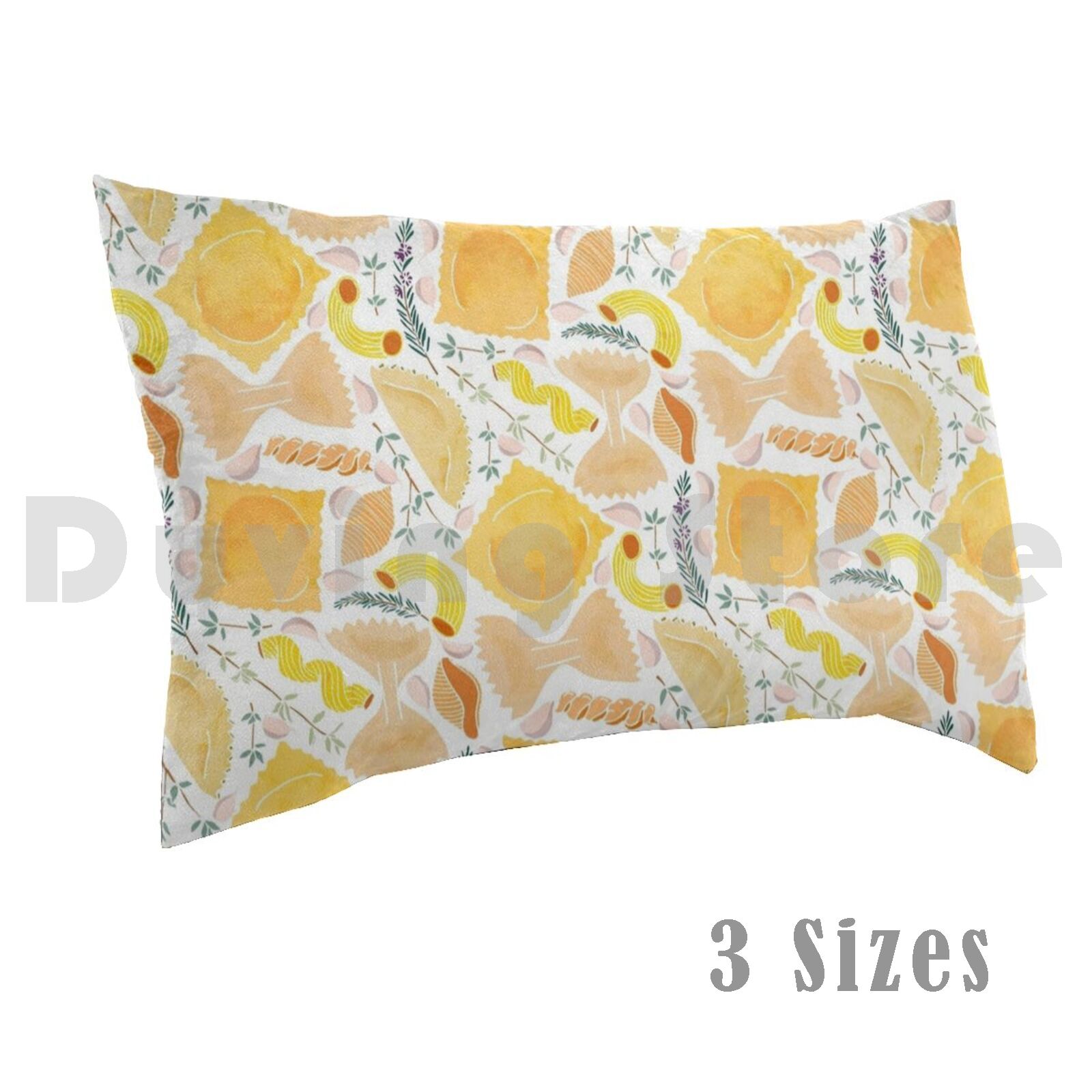 Pasta Pattern On White Pillow  - Home Cooking On review and price