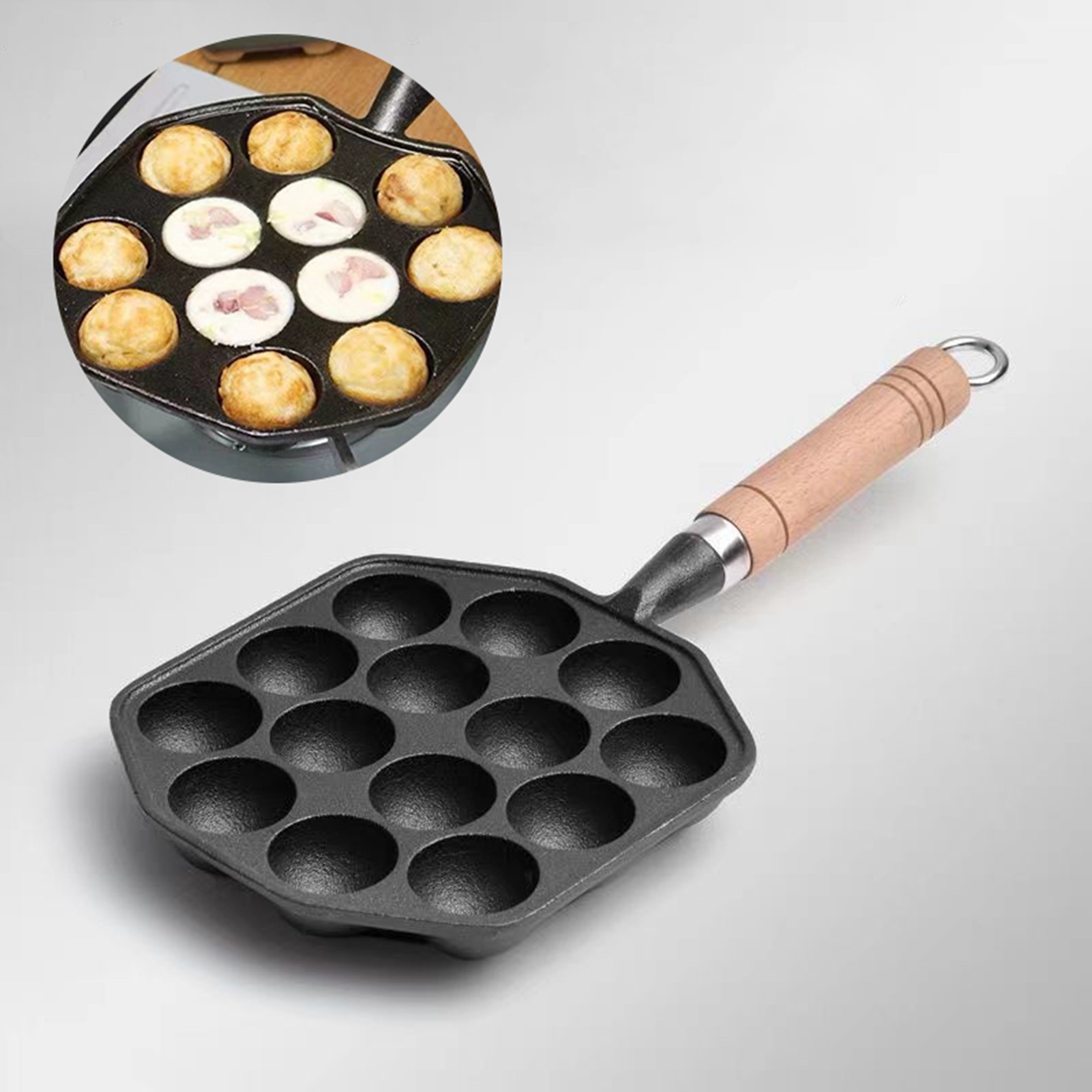 14 Holes Takoyaki Pan Nonstick - Takoyaki Pan Cast review and price