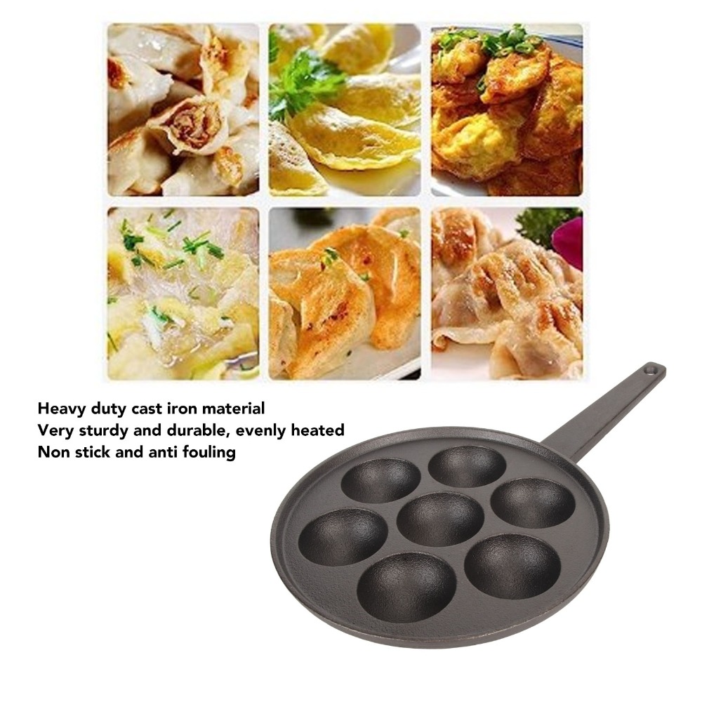 Cast Iron Takoyaki Pan 2.17in  - Takoyaki Pan Cast review and price