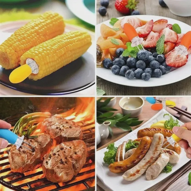 1Pair Corn Holder, Stainless S - Home Cooking On review and price