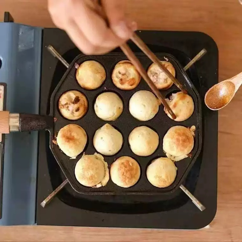 Cast Iron Non-Stick Egg Pan (U - Takoyaki Pan Cast review and price