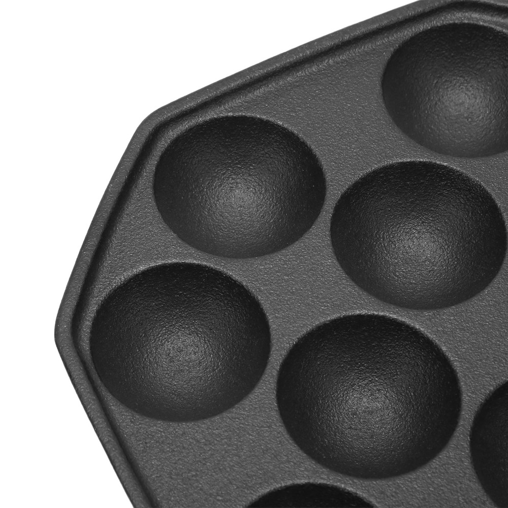 Cast Iron Egg Puff Frying Pan  - Takoyaki Pan Cast review and price