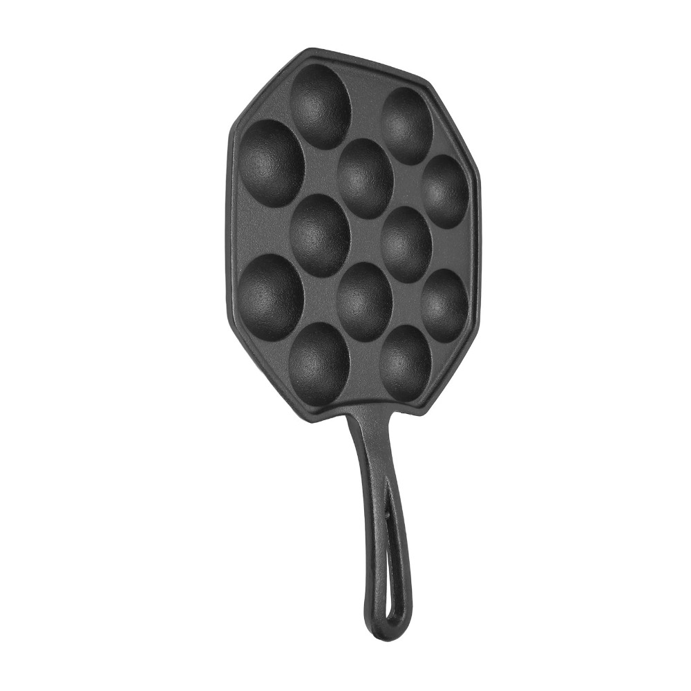 Cast Iron Egg Puff Frying Pan  - Takoyaki Pan Cast review and price