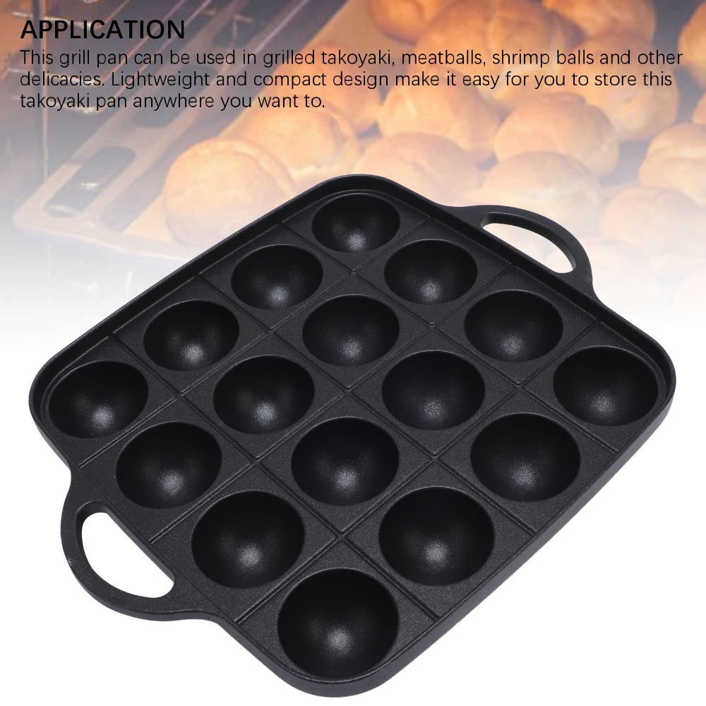 Versatile Black Takoyaki Pan C - Takoyaki Pan Cast review and price