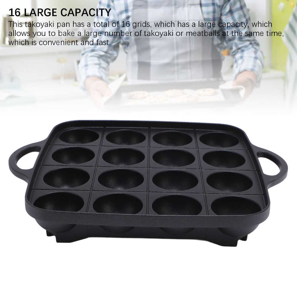 Durable Black Takoyaki Pan Non - Takoyaki Pan Cast review and price