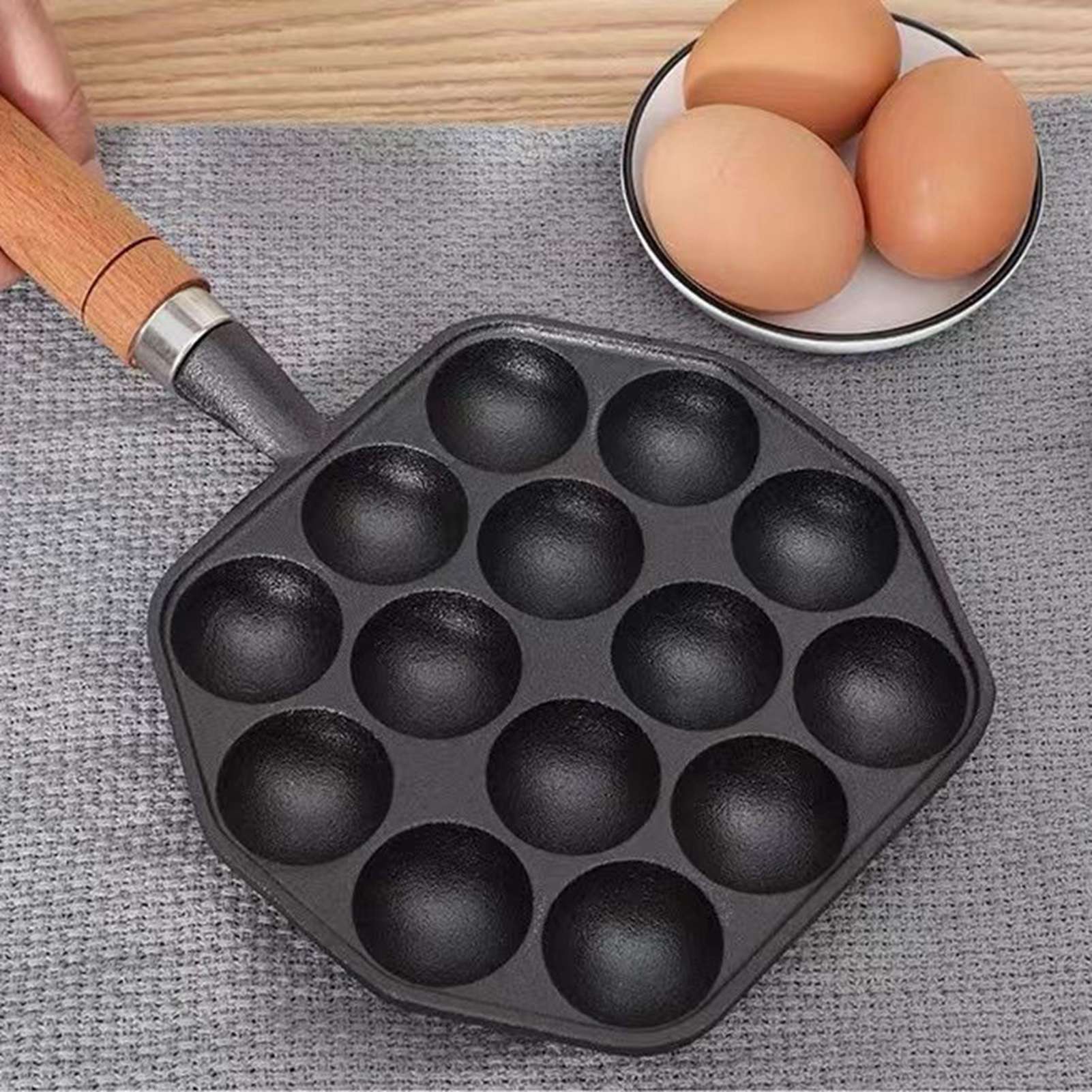 Takoyaki Grill Pan Easy To Cle - Takoyaki Pan Cast review and price