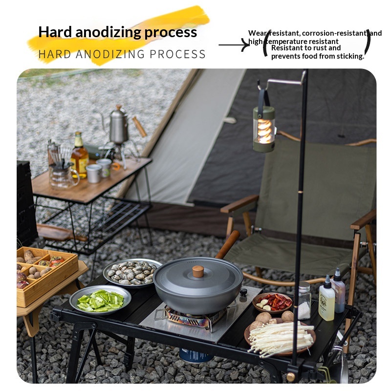 Outdoor Aluminum Alloy Wok Wit - Home Cooking In Chinese review and price