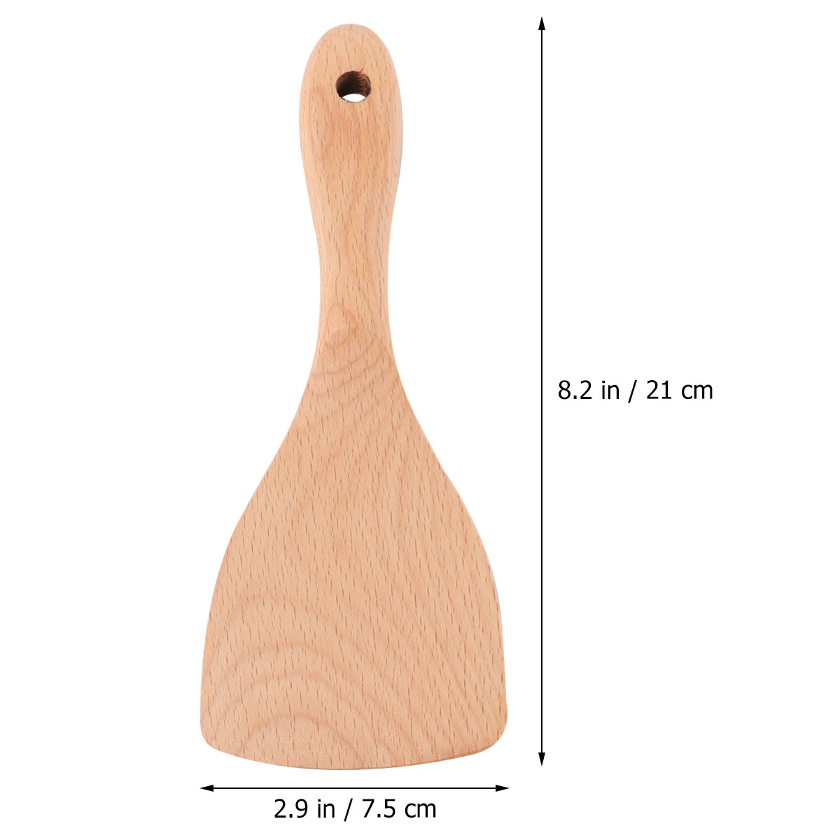 1pc Wooden Rice Shovel Natural - Home Cooking Restaurant review and price